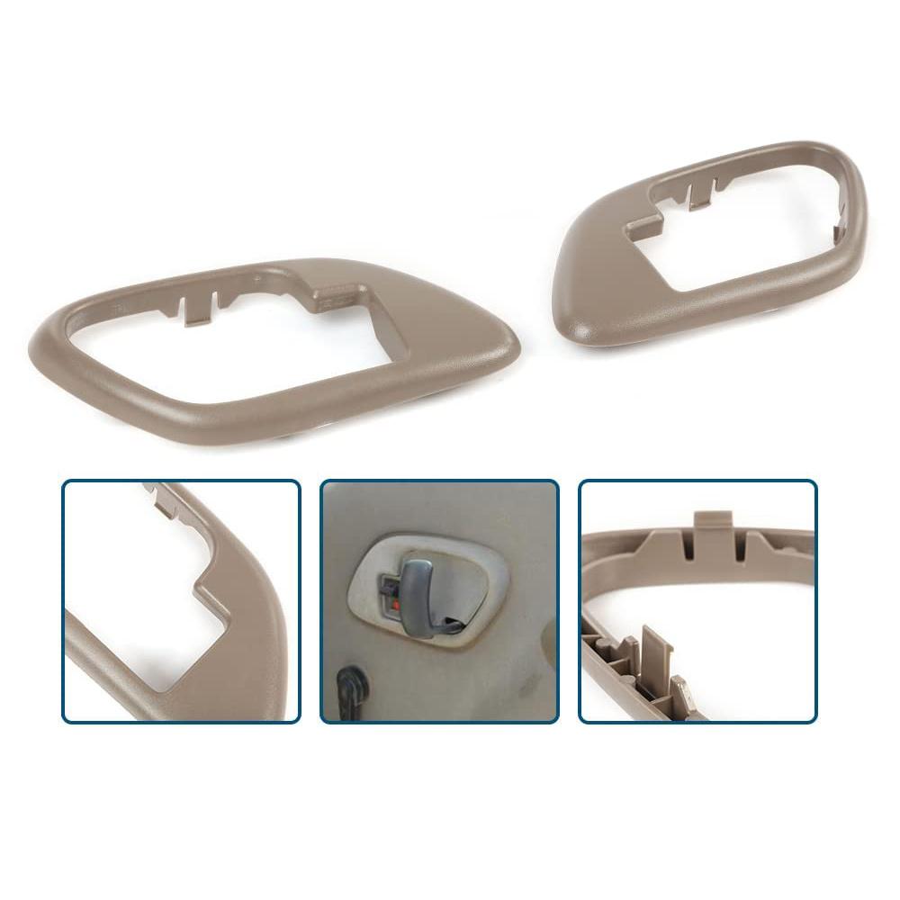 2Pcs Interior Door Handle Trim Bezels For 1995-2002 Chevrolet GMC Truck 15708088