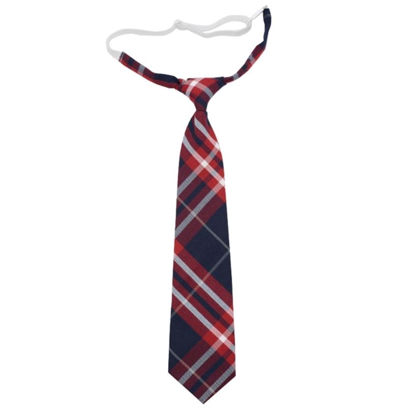 Teen Girl Lattice Necktie Woman British Style Lattice Pattern Neckwear Detachable Collar Removable Ties Costume Necktie