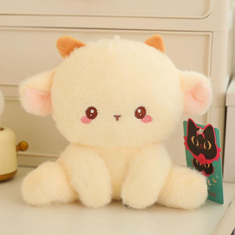 Lovely Mini Animal Series Plush Doll Cartoon Piggy Elephant Sheep Mouse Toys For Children Kawaii Desktop Decor For Girls