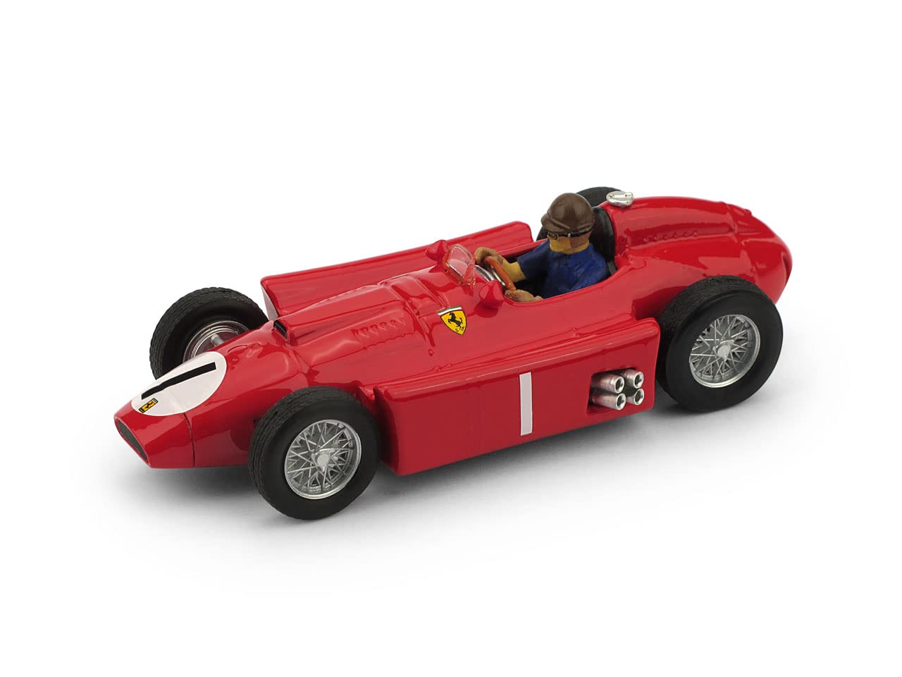 

BRUMM Ferrari F1 Lancia D50 1956 Чемпион мира Fangio фигурка включена BRUMM FERRARI LANCIA D50 FANGIO 1/43 [предмет] красный