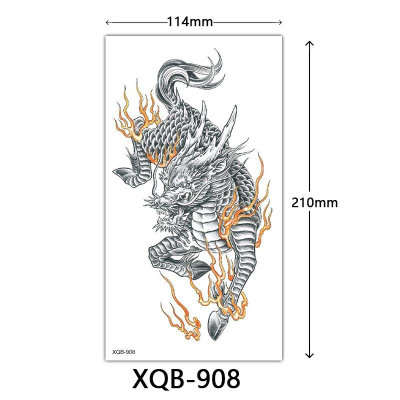 Small Full Arm Tattoo Sticker, Flower Letters, Plain Flower Tattoo Sticker Tattoo