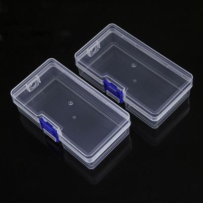 Square Transparent Storage Box Plastic Transparent Small Items Case 10 Sizes Fishing Tools Accessories Packing Boxes