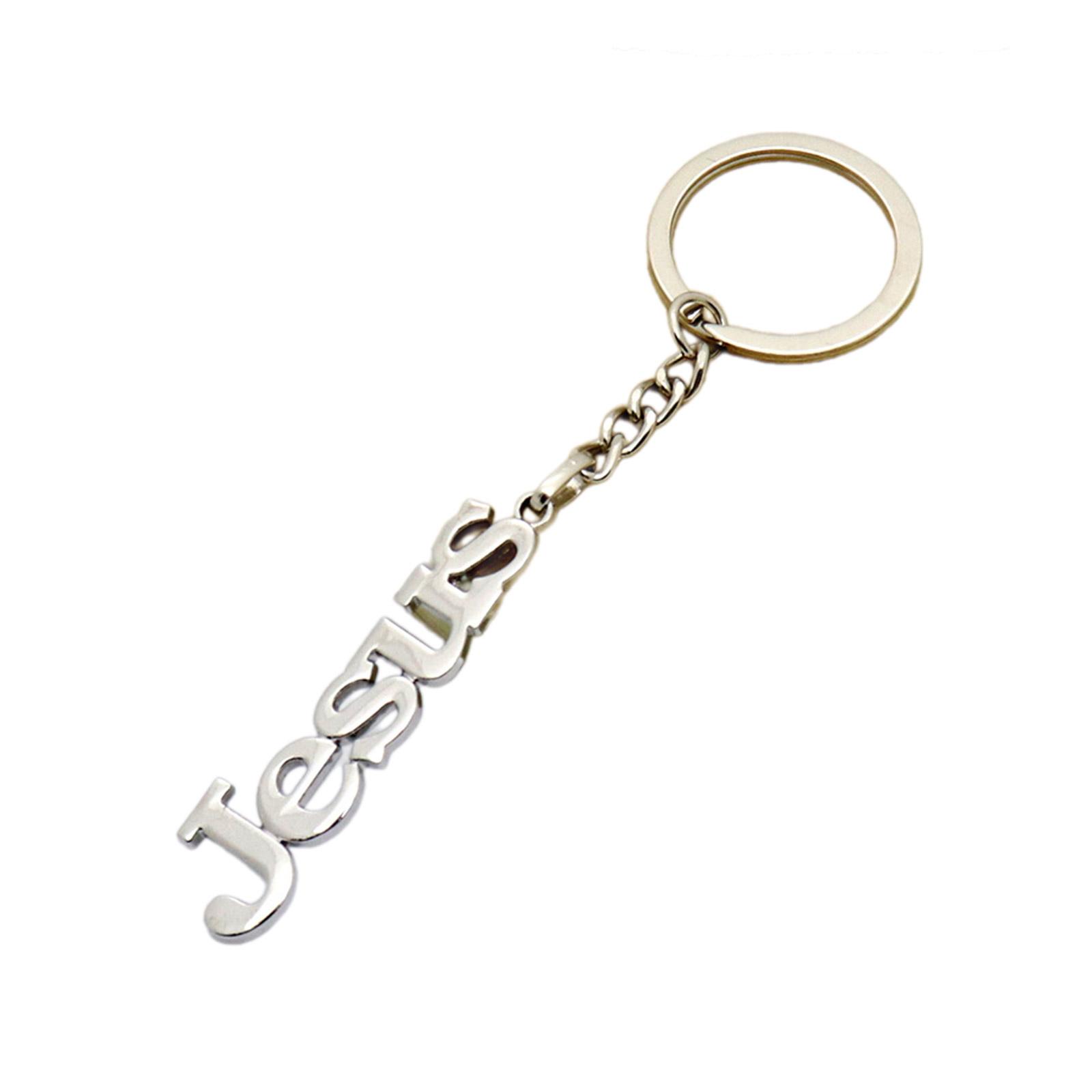 

Creative Metal Letter/Fish/Crosses Keychain Colorful and Stylish Accessories for Fashion Enthusiasts and Trendsetters E