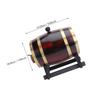 1Pcs Real-Like Wooden Wine Barrel 5L Beer Wine Storage Dispenser Exquisite Home Bar Pub Decor Gift Beer Barrel Wood Bucket