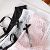 CINOON Sexy Women Lace Panties Low-waist Ultrathin Transparent Briefs Solid Bow Comfort Intimate Underpant