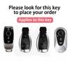 Fashion Alloy Car Key Case Cover With Chain For Mercedes Benz Ce Abs Class Gle Gla Glb Glc Gls Amg W176 W177 203 204 205