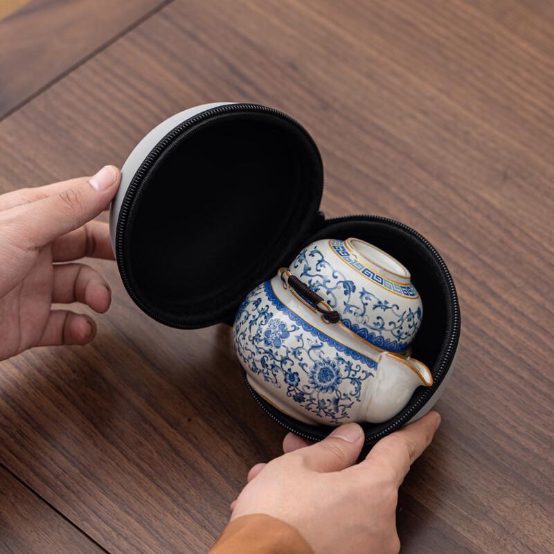 Yuzhuxun Chinese Ceramic Travel Tea Set