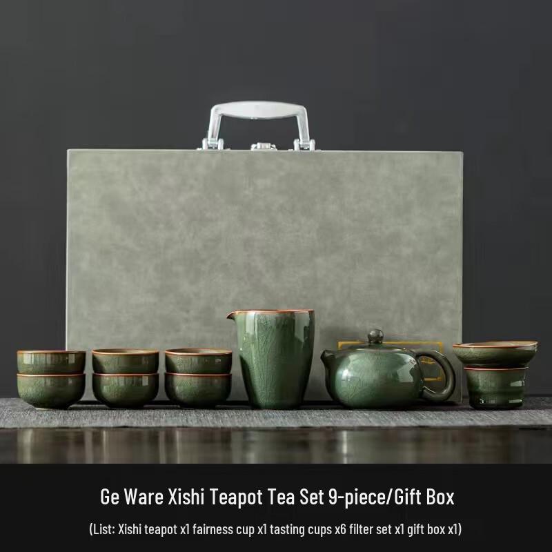 Portable Ceramic Tea Set Gift Box
