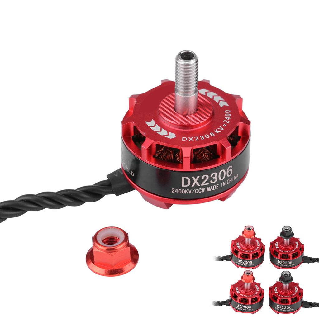 4PCS RC Brushless Motor, 2400KV Brushless Motor Kit for X210 X220 250   Racing Drone with CNC Aluminum Housing Stainless Steel