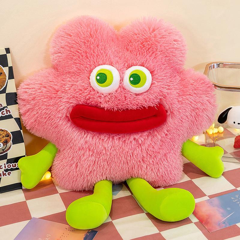 Big Cartoon Mouth Monster Plush Toy Cute Sausage Lip Monster Doll Kids Gift
