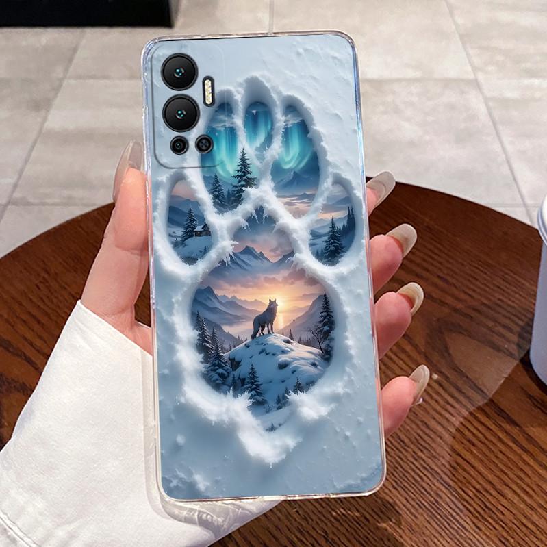 For Infinix Hot 12 Pro Play 12 i Phone Case Cute Rabbit Clear Silicone Back Cover For Infinix Hot12 12Pro 12Play 12i Bumper Capa