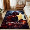 1PC Custom Name Grim Reaper's Nightly Dance Theme Floor Mat Ideal for Living Room, Game Rooms, Office, Bedroom,Floor Mat Playful Design
