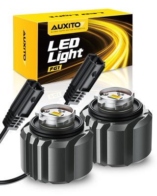 Auxito L1B Φώτα Ομίχλης LED, Νέο Μοντέλο, Γνήσιο Ανταλλακτικό, LED Ομίχλης με Εναλλαγή 2 Χρωμάτων