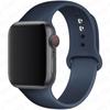 Silikonový řemínek pro Apple Watch 44mm 40mm 49mm 45mm 41mm 38mm 42mm Correa Belt Bracelet pro Apple Watch Series 9 8 7 6 5 3 SE Ultra 2