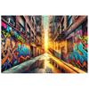 1 urban graffiti street scene background fabric, multi-functional and reusable polyester fiber, suitable for all seasons