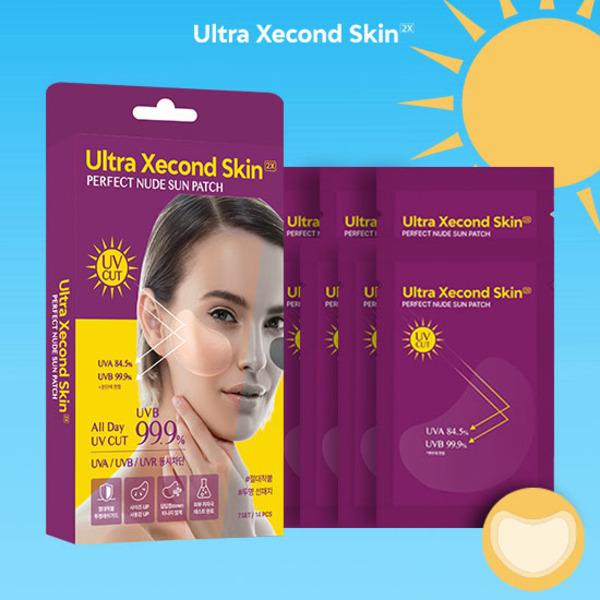 

1 box of transparent, adhesive, clear sunscreen patches (7 doses)