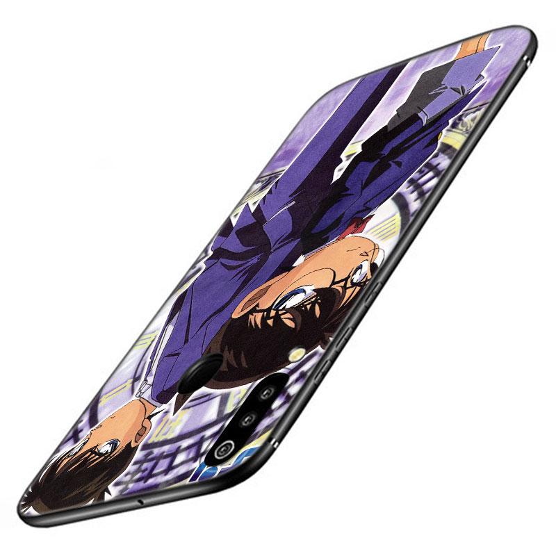 Anime Detective Conan Phone Case For Samsung Galaxy A01 A03 Core A04 E A02 A05 A10 A20 A21 A30 A50 S A6 A8 + A7 2018 Black Cover