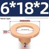 National Standard Red Copper Gasket Seal Ring and Flat Washer M3-M60mm for Marine Instruments