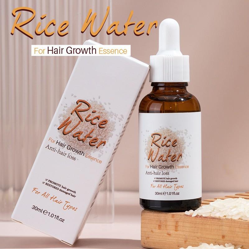 Rice Water Hair Growth Oil, Repair Dry & Frizzy Hair, Smooth & Shine, Prevent Breakage, Natural Ingredients, 100ml