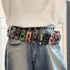 Personality Colorful Car Waist Belt Chain Punk Youth Style Belt with Multi-function and Fashion Sense Ins Versatile Jeans