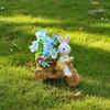 Creative Cartoon Rabbit Courtyard Decoration Outdoor Garden Ornament Succulent Flower Pot Landscape Sculpture Home Decor