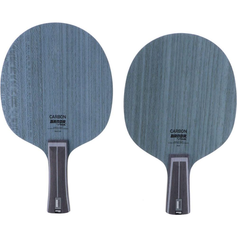 Used STIGA Table Tennis Shake Racket BANDA CARBON FLA BANDA Carbon Flare JTTA Japan Table Tennis Association Official Repulsion Club Activities Club