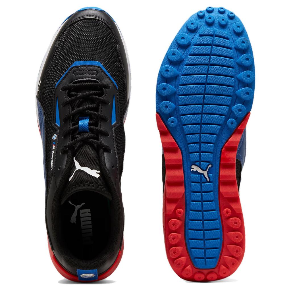 Puma Bmw Mms Speedfusion Comfortable Low-Top Lifestyle Sneakers Unisex Sneakers Black Red 307790-01