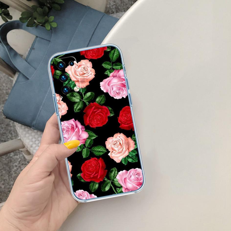 Beautiful Roses Flower Phone Case for LG K22 K30 K40 K40S K41 K42 K50 K50S K51 K51S K52 K61 K62 K71 K92 Q60 Q61 V40 V50 V60