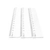 5 Pcs 15cm 20cm Clear Ruler Measuring Ruler Plastic Ruler Straight Ruler Multifunctional Rulers Drawing Tool