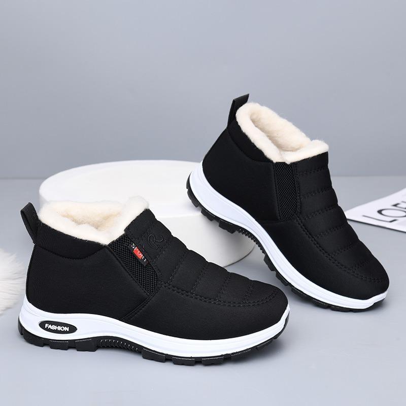 Cotton Shoes Women's Winter Velvet Warm Cotton Boots Casual Shoes Non-slip Soft-soled Cloth Shoes Women's Shoes