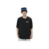 Li-Ning Wade Series Printed Letter Crew Neck Loose Short Sleeve T-Shirt Men Tops Black AHSU361-6