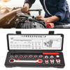 15Pcs Automotive Idler Pulley Adjustment Wrench Set for Belt Tensioning Car Repair with Extension Rod Repair Tool