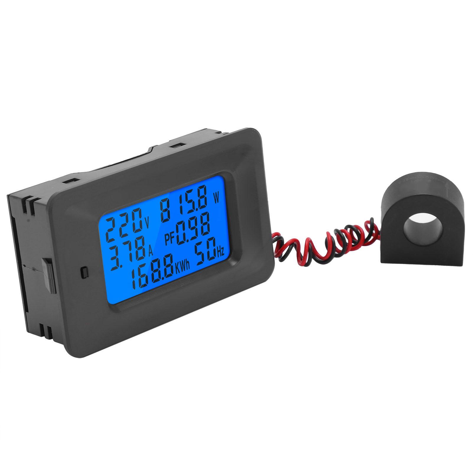 

Multifunctional Electricity Monitor Digital Current Voltage Power Energy Meter 110‑250V