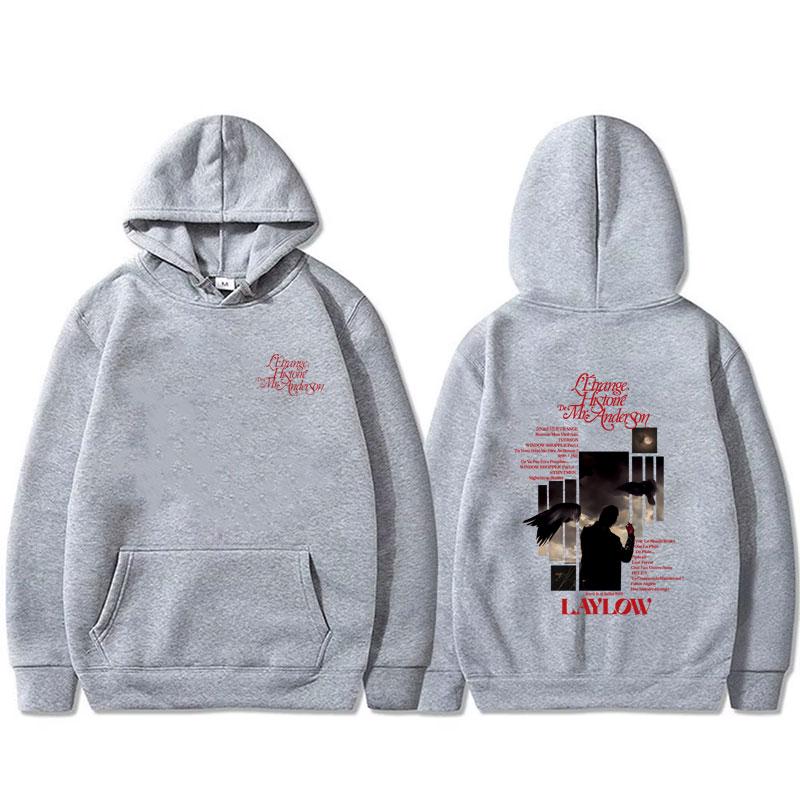 Rapper Laylow L'etrange Histoire De Mr.anderson Men's hoodie Hip Hop Pop Music Men's Casual Retro hoodie