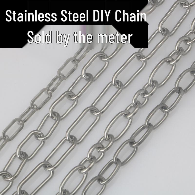 Stainless Steel Geometric Minimalist Bracelet Necklace Chain Jewelry