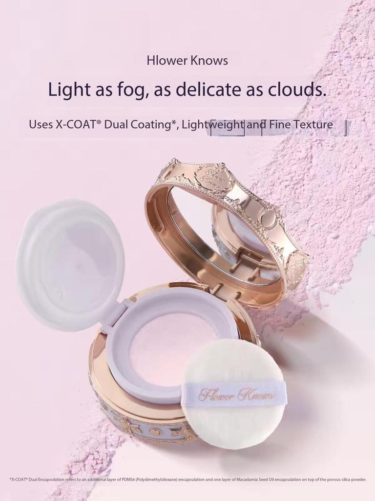 Flower Knows New Release Knight Unicorn Series Honey Loose Powder Shell 3 Colors