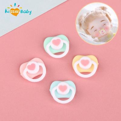 5 DB Aranyos Mini Cumi Újraélesztett Babákhoz Cumi Bimbók Rózsaszín Kék Fehér Színű Cumisüveg Cumi Újraélesztett Babákhoz DIY