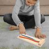 Wooden Braid Hair Toy Kids Early Educational Toy Montessori Learning Tool Life Skill Toy Girls Braiding Toy Wooden Teaching Aid