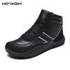 New Winter Booties Outdoor Waterproof Barefoot Boots For Men Ankle Boots Minimalist Barefoot Non-Slip Casual Sneakers Big Size
