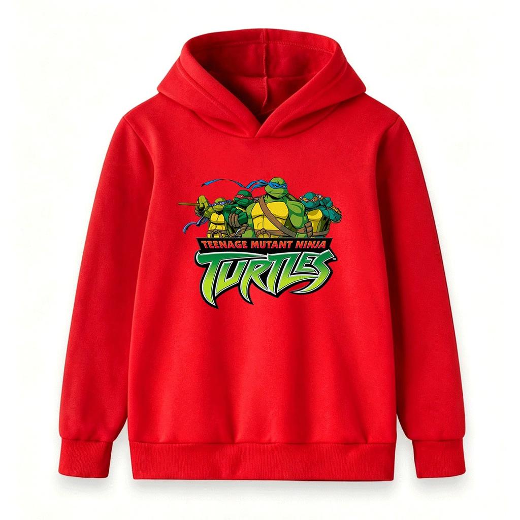 Kids Boys Girls Cartoon Graphic Print Pullover Hoodie Casual Long Sleeve Soft Sweatshirt for Children Daily Wear