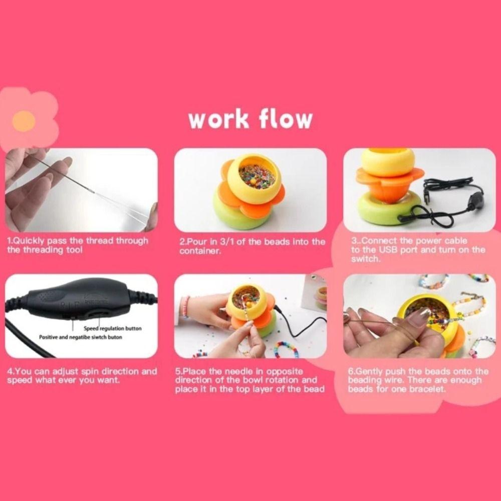 Various Size Beads Automatic Bead Threading Gadget Bead Threading Device Jewelry Sewing Projects