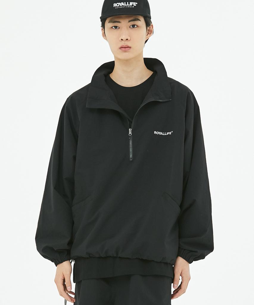 Royallife Rlchj803 Half-Zip Anorak - Black