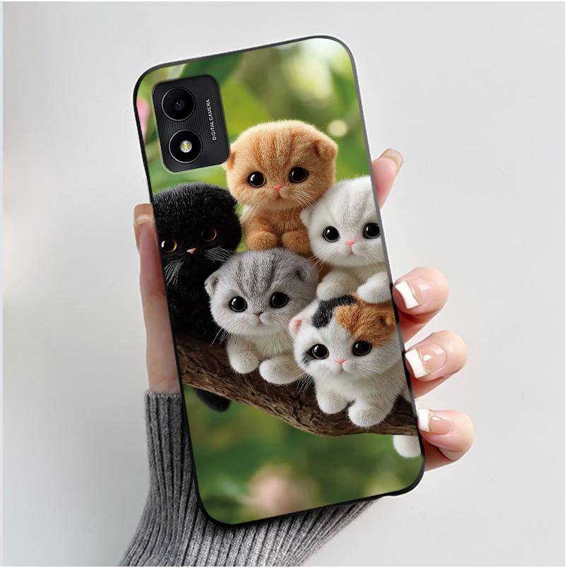 Casing For TCL 305i 5164D Phone Case Aesthetic Luxury Cute Cool Boys Girls Soft silicone Protective Back Cover Black TPU Shell