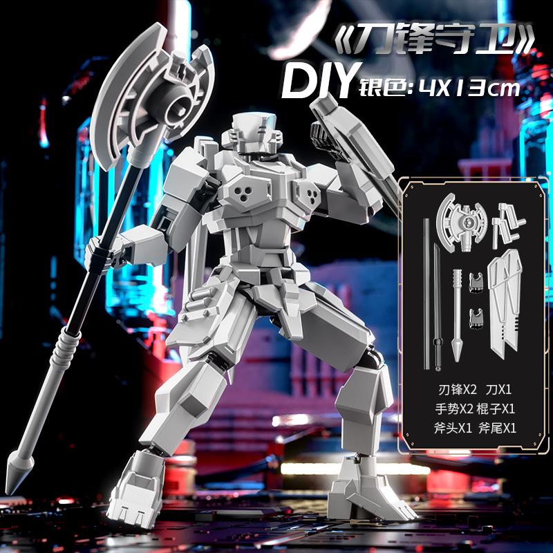 3D Printed Knight Mannequin Dummy Multi-Jointed Movable Shapeshift Robot Warrior 13 Action Figure Ornament Decoration For Kids