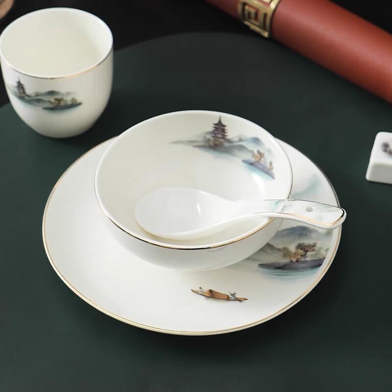Danshi Zhiyuan Chinese Ceramic Tableware Sets