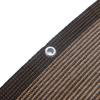 Brown Sunshade Net HDPE Balcony Privacy Screen Fence Net Gazebo Sun Shade Cloth Terrace Outdoor Pool Backyard Patio Awning
