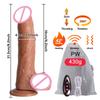 Remote Control Soft Penis Vibrator Realistic Dildo Sex Toy For Woman Telescopic Dick Toy Artificial G Spot Thrusting Sexy Toy