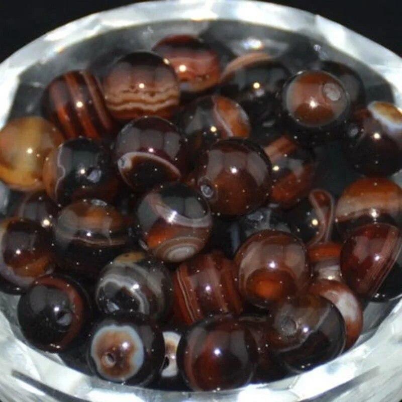 Round Dream Agate Loose Beads Gemstone for Jewelry Making DIY Bracelet Accessories