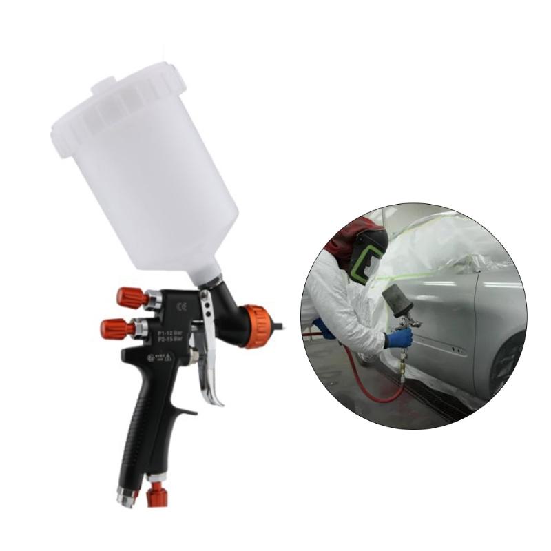 HVLP Gravity Feed Air Spray Nozzle Medium Size and Easy to Operate Wall Painting Sprayer 1.3mm Sprayer Gravity