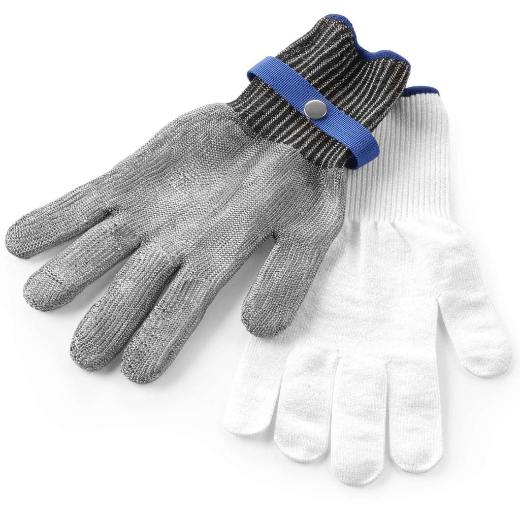 Cut-resistant Stainless Steel Kitchen Glove Size - Hendi 556672